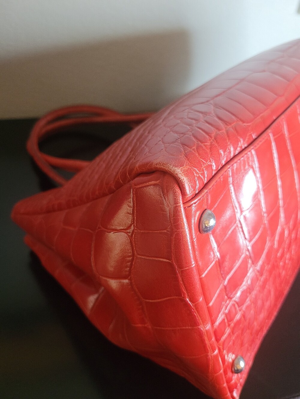 Furla croc shoulder bag - Picture 5 of 16